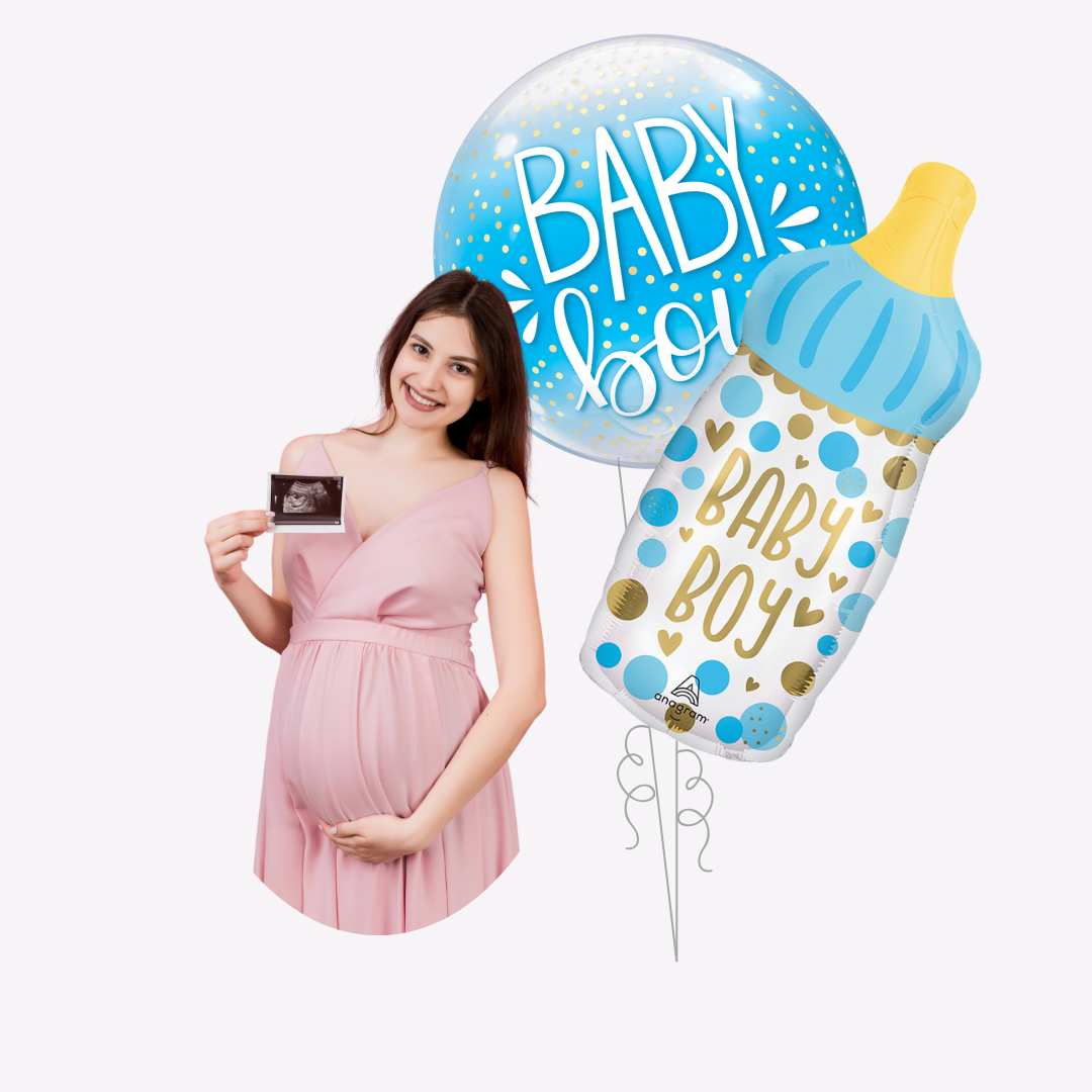 Baby Shower Helium Balloon Bundles