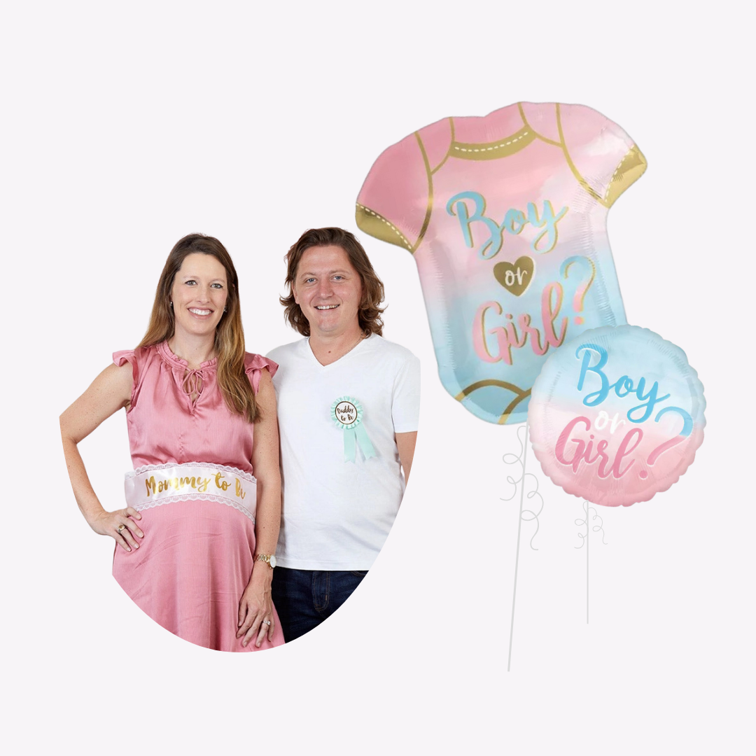 Gender Reveal Helium Balloons