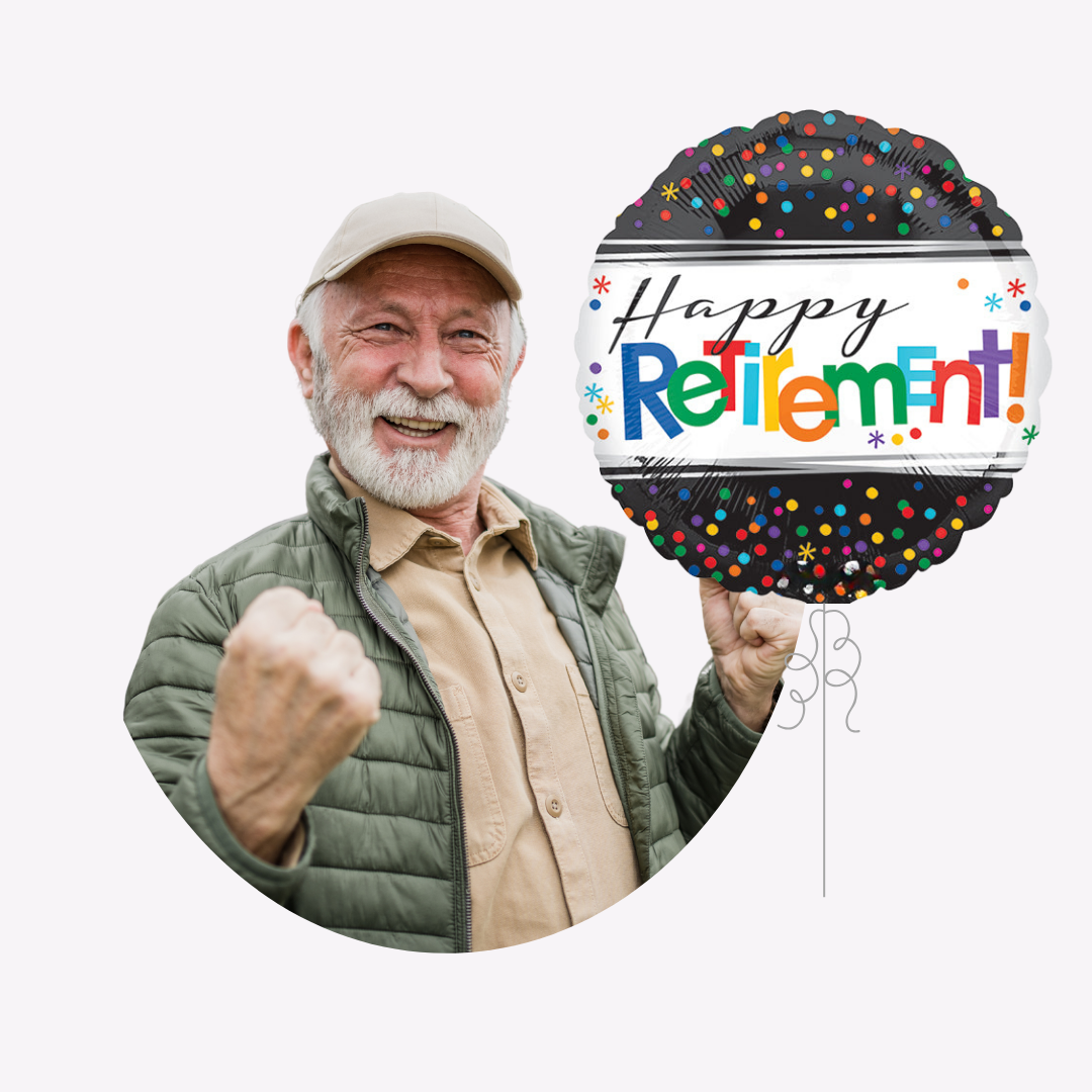 Retirement Helium Balloon Bundles