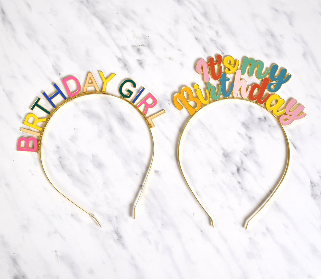 "Birthday Girl" Colorful Headband