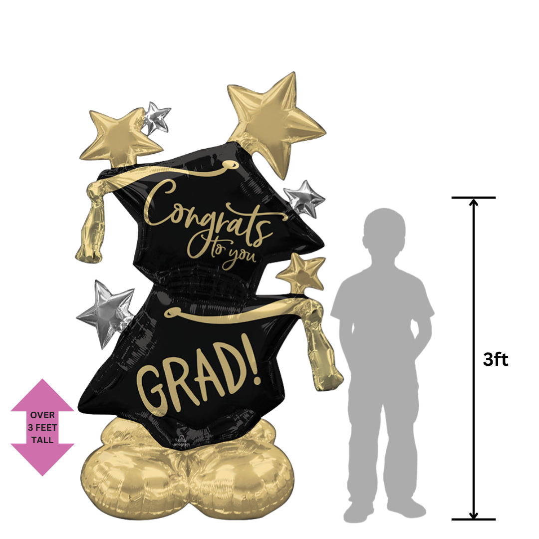 Life-Size Congrats To You Grad Foil Balloon, Giant