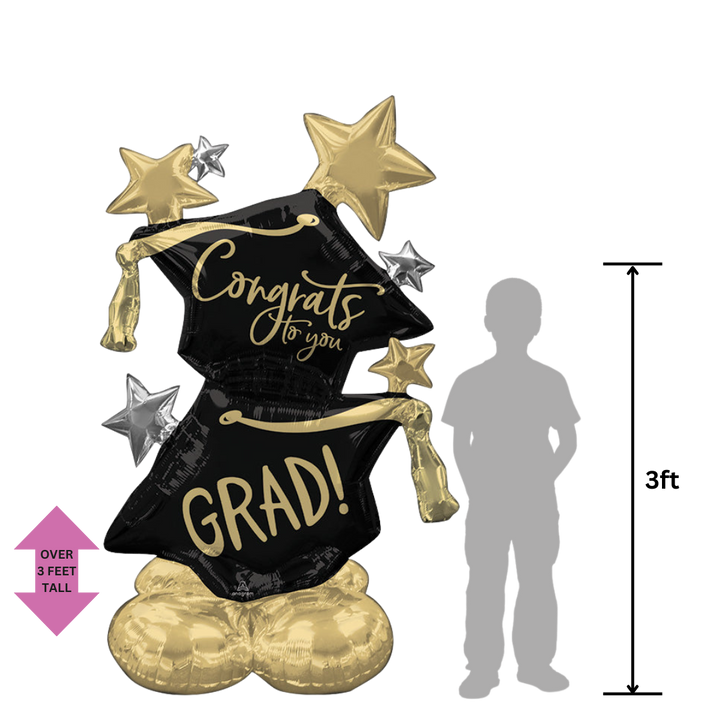 Life-Size Congrats To You Grad Foil Balloon, Giant