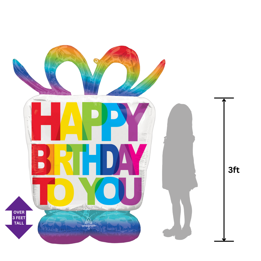 Life-Size Happy Birthday To You Foil Balloon, Giant