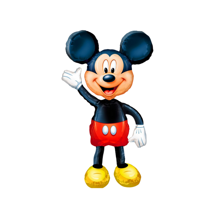 Life-Size Mickey Mouse Waving Foil Balloon, Giant