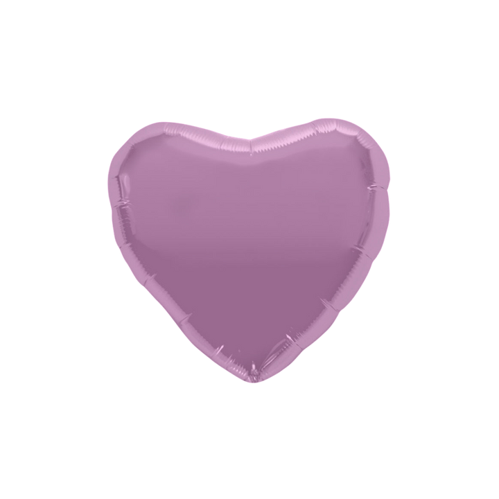 Lilac Heart Foil Balloon, 18in