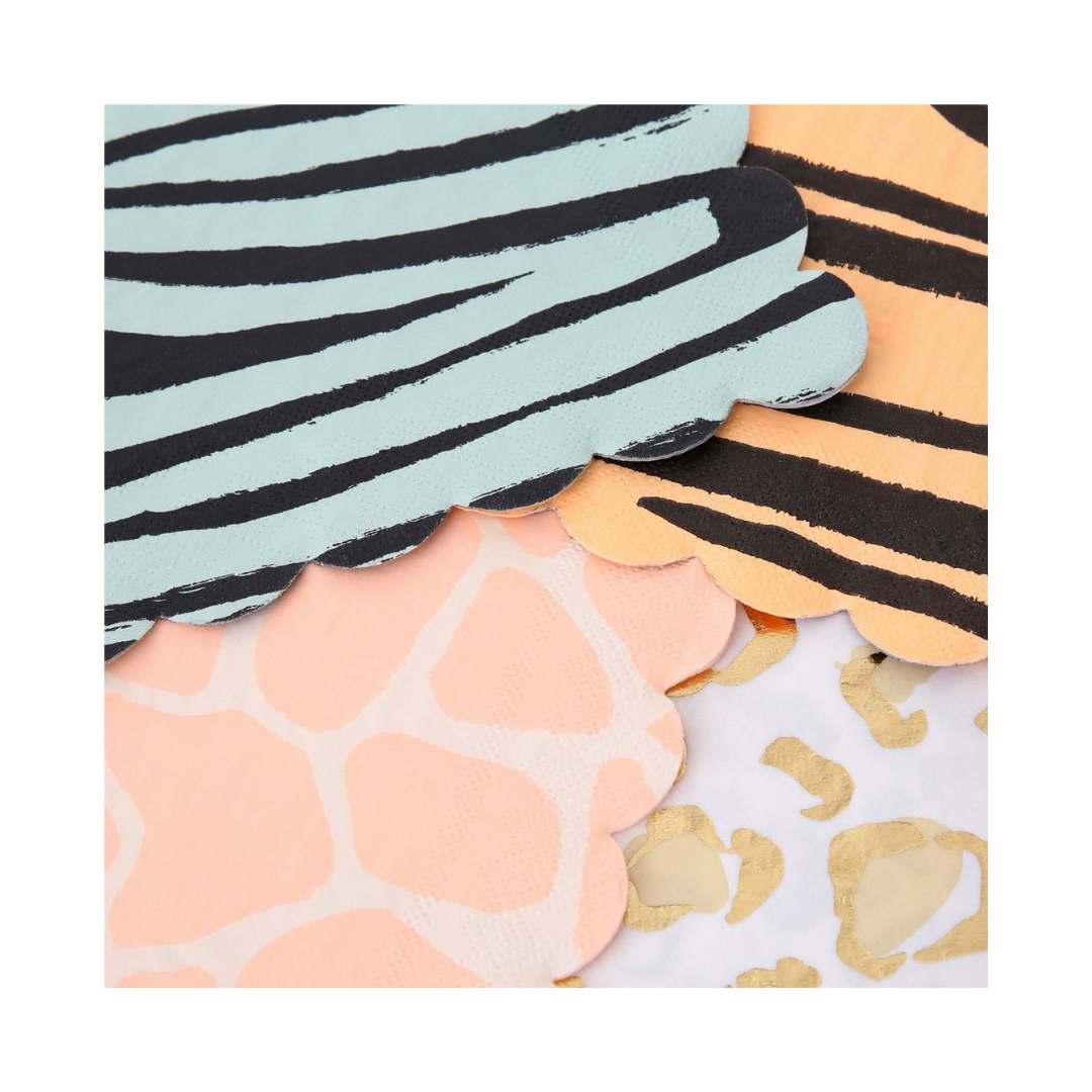 Safari Animal Print Dinner Napkins