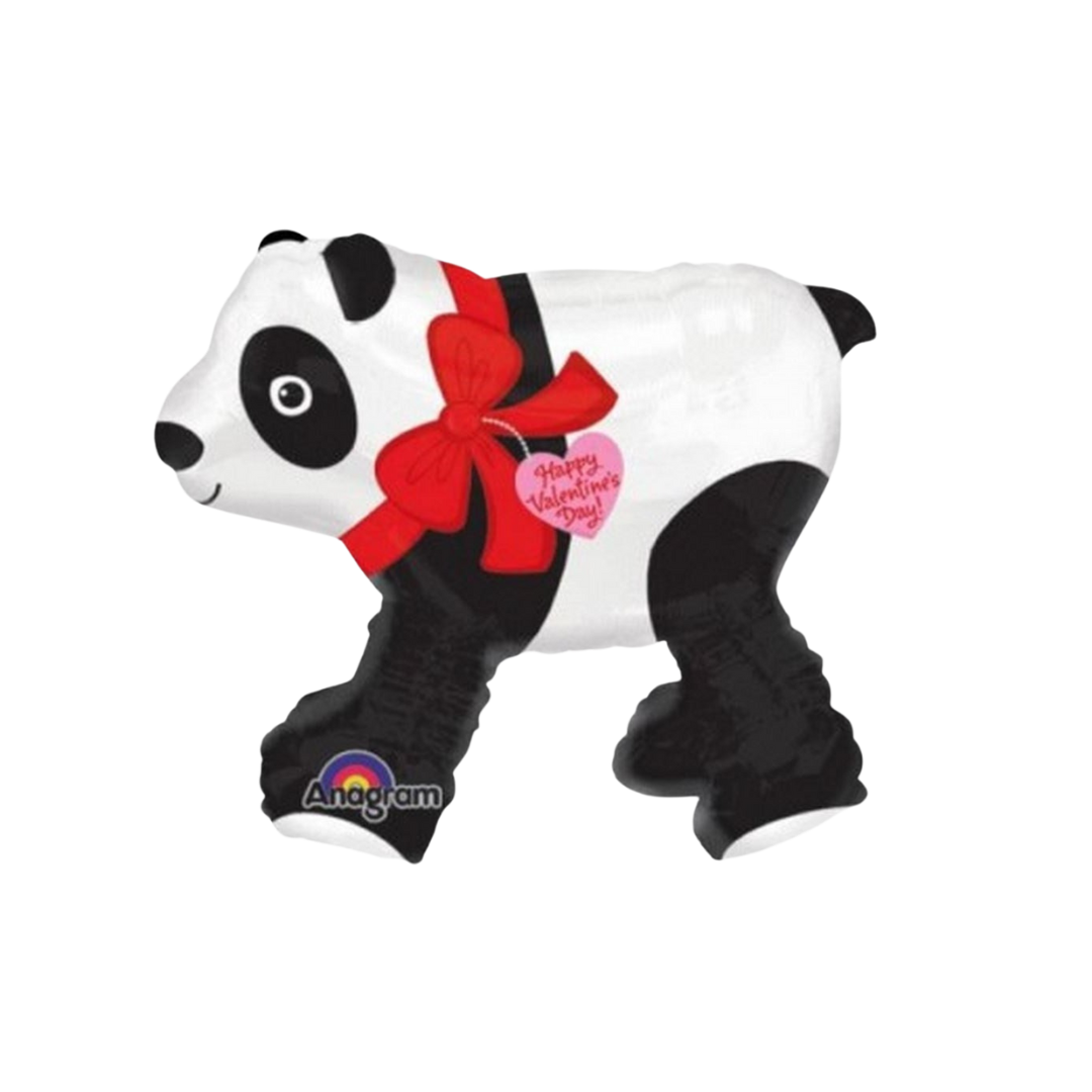 Life-Size Panda Bear Valentines Foil Balloon, Giant