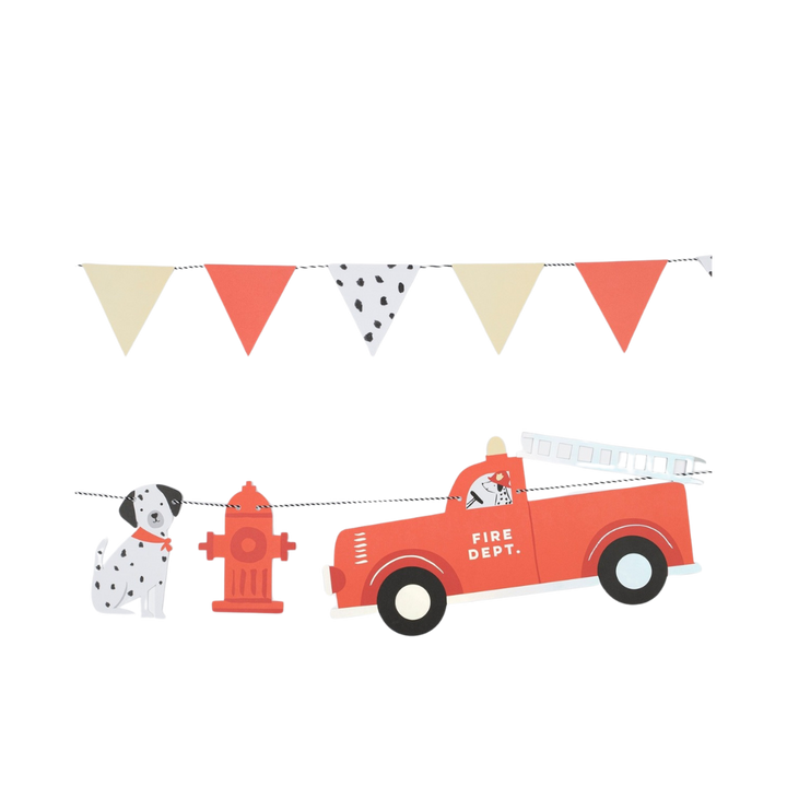 Fire Truck Garland