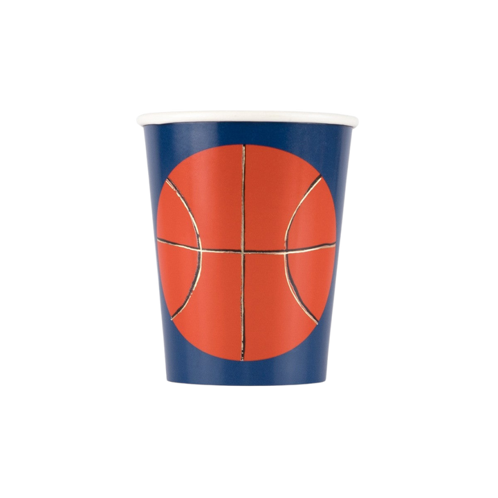 Blue Basketball Cups