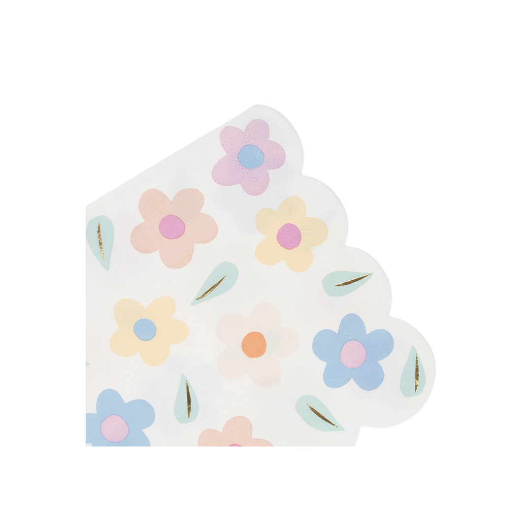 Pastel Floral Dinner Napkins