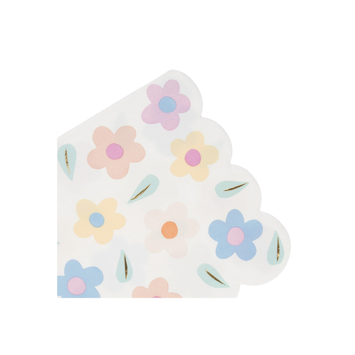 Pastel Floral Dinner Napkins