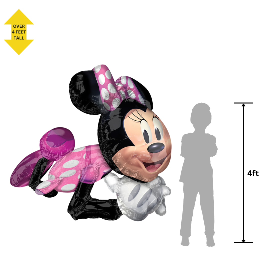 Life-Size Minnie Mouse Forever Foil Balloon, 29in