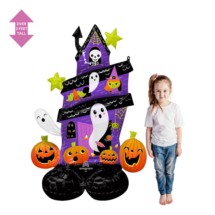 Life-Size Haunted House Foil Balloon, Giant