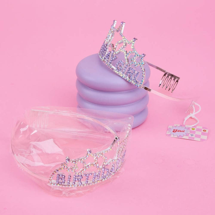 "Birthday Girl" Star Rhinestone Tiara