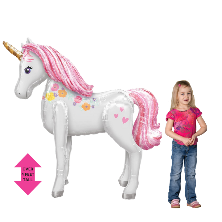 Life-Size Magical Unicorn Foil Balloon, 46 in