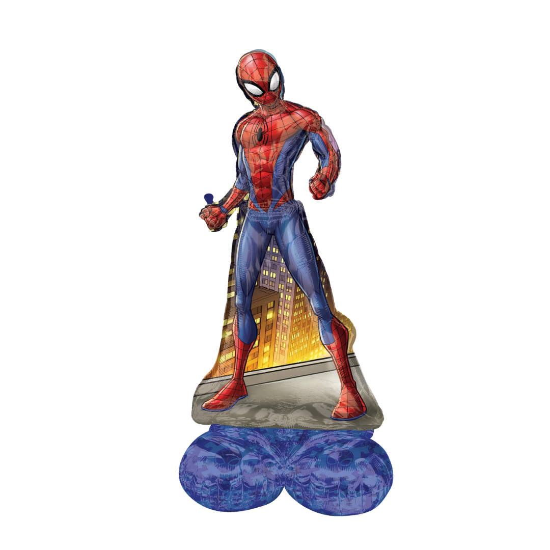 Life-Size Red and Blue Spiderman Foil Balloon, Giant