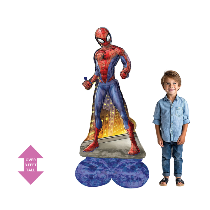 Life-Size Red and Blue Spiderman Foil Balloon, Giant