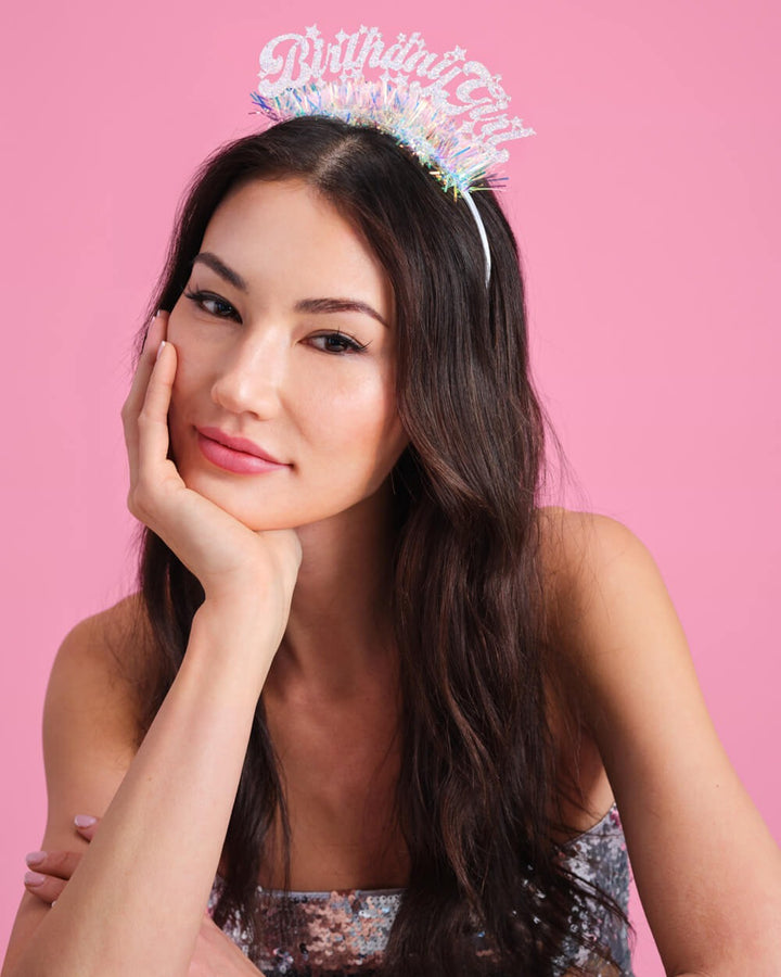 "Birthday Girl" Fringe Headband