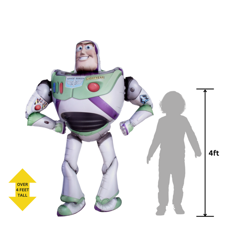 Life-Size Toy Story 4 Foil Balloon, Giant - Buzz Lightyear