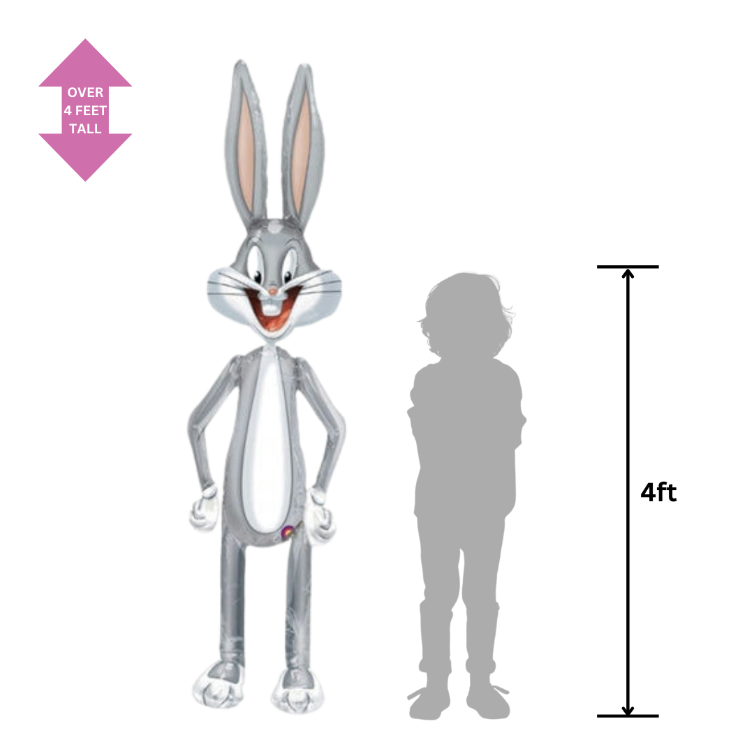 Life-Size Bugs Bunny Foil Balloon, Giant