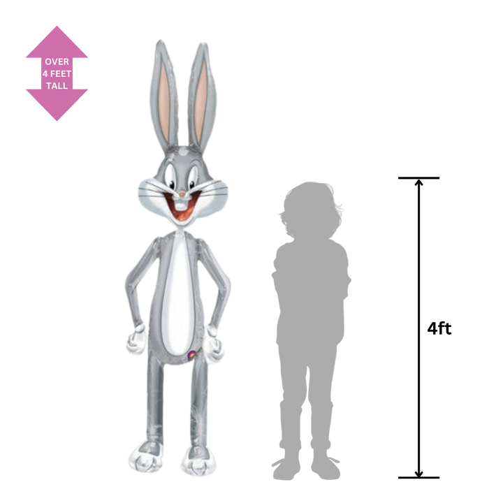 Life-Size Bugs Bunny Foil Balloon, Giant