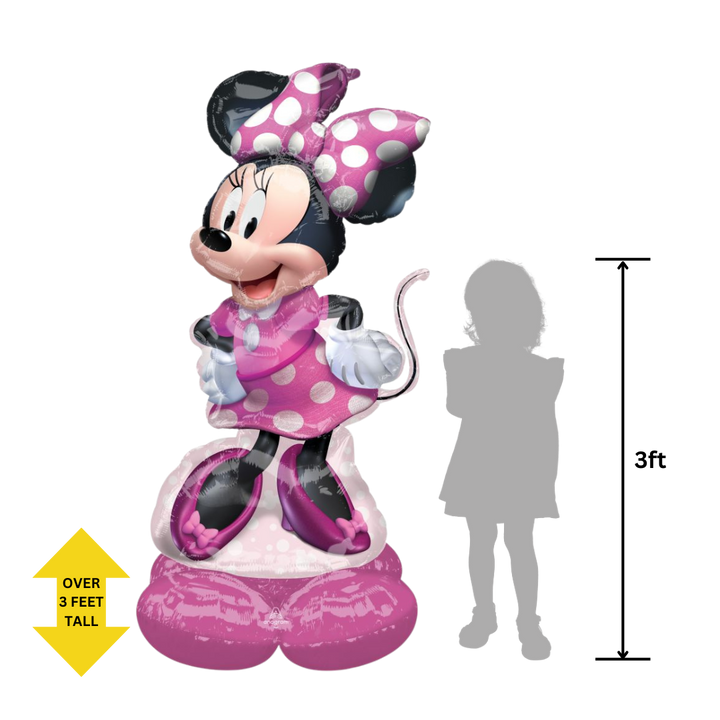 Life-Size Minnie Mouse Foil Balloon, Giant