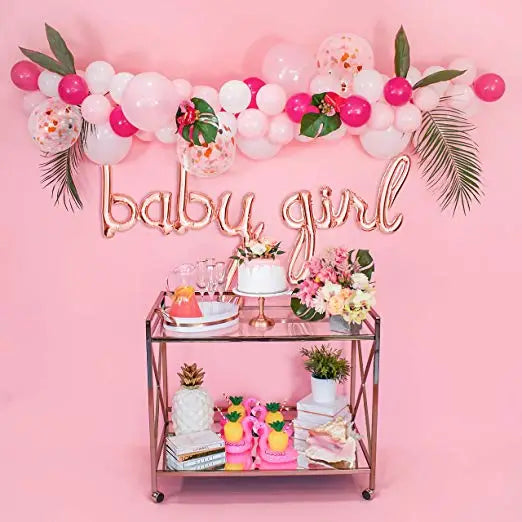 Baby Girl Shower Decoration Kit - (85pk)