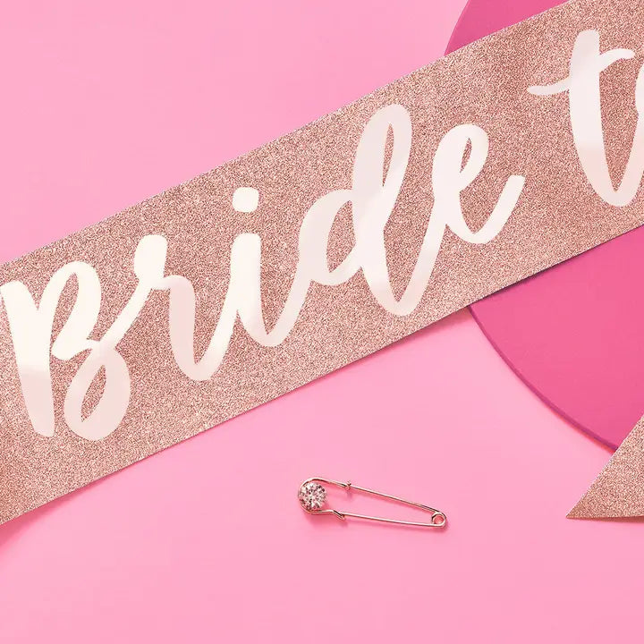 Bride To Be Sash - Rose Gold