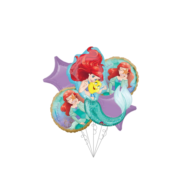 Little Mermaid Live Active Foil Balloon Bundle