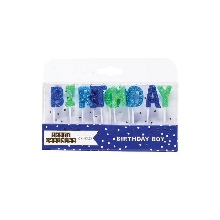 Birthday Boy Candle Set