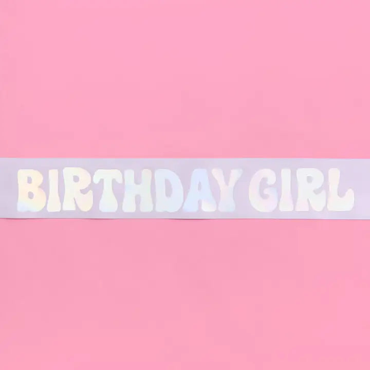 Birthday Girl Sash - Lavender