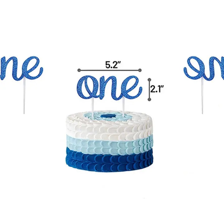 Blue 1st Birthday Decoration Kit - (40pk)