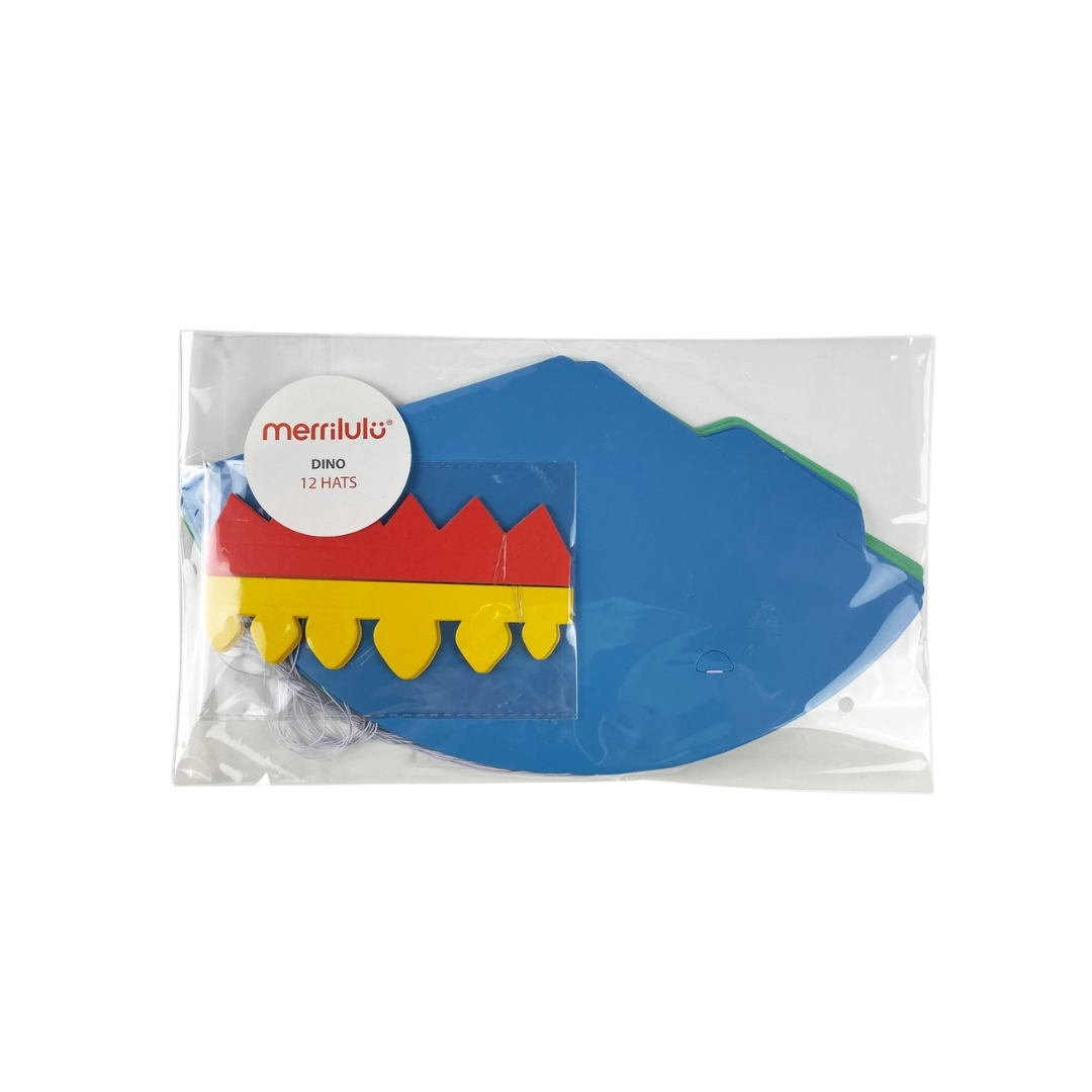 Blue and Green Dinosaur Party Hats