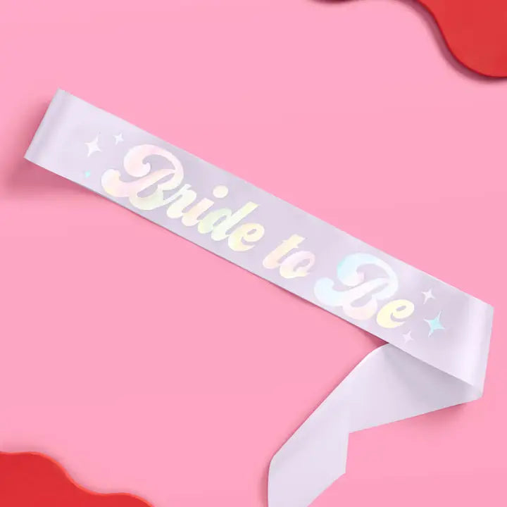 Bride To Be Disco Sash