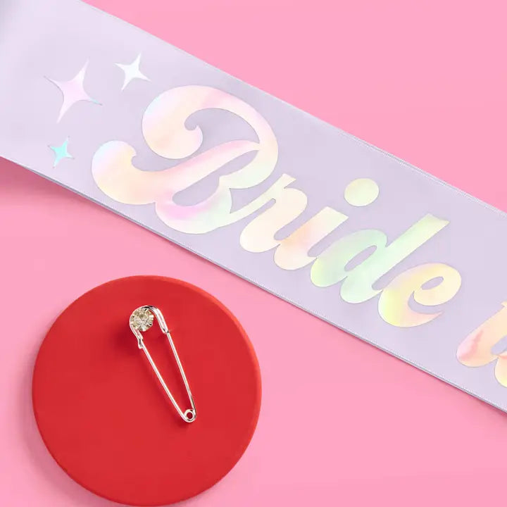 Bride To Be Disco Sash