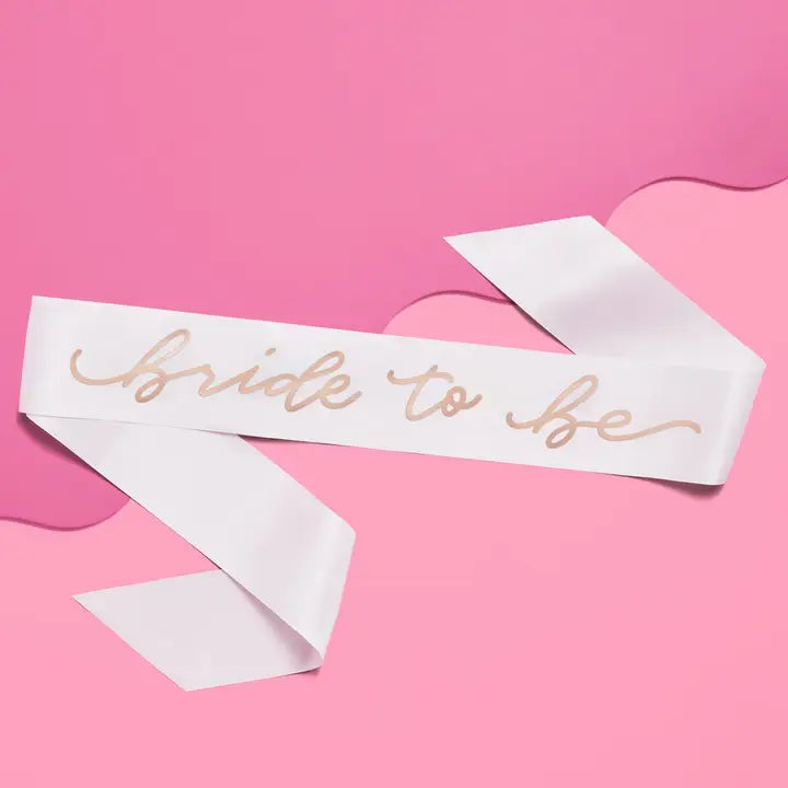 Bride To Be Sash - Rose Gold