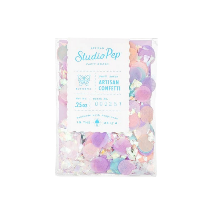 Pastel Butterfly Artisan Confetti - Mini Pack