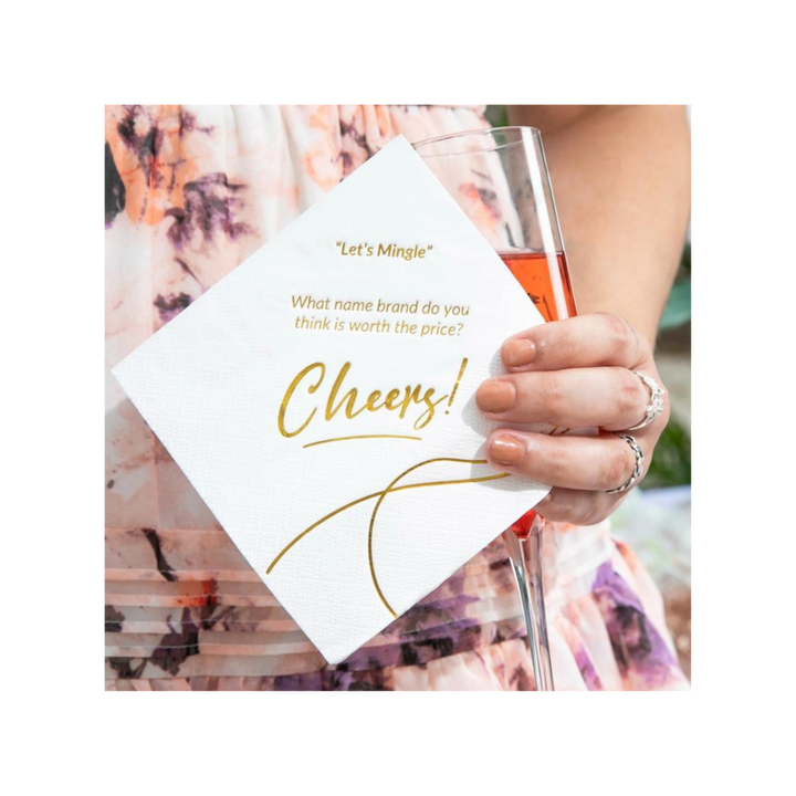 CONVOKINS® Wedding Edition Conversation Starter Cocktail Napkins - 2 Colors