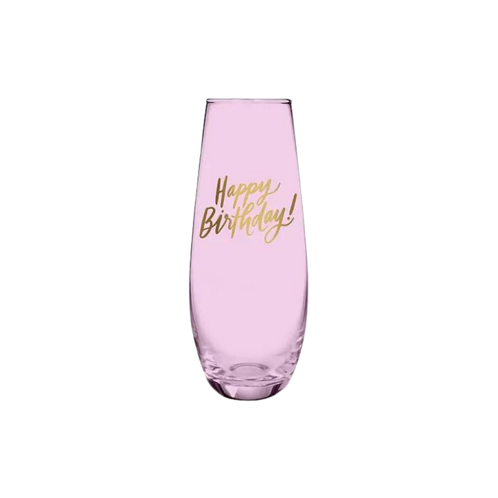 Champagne Glass - Happy Birthday