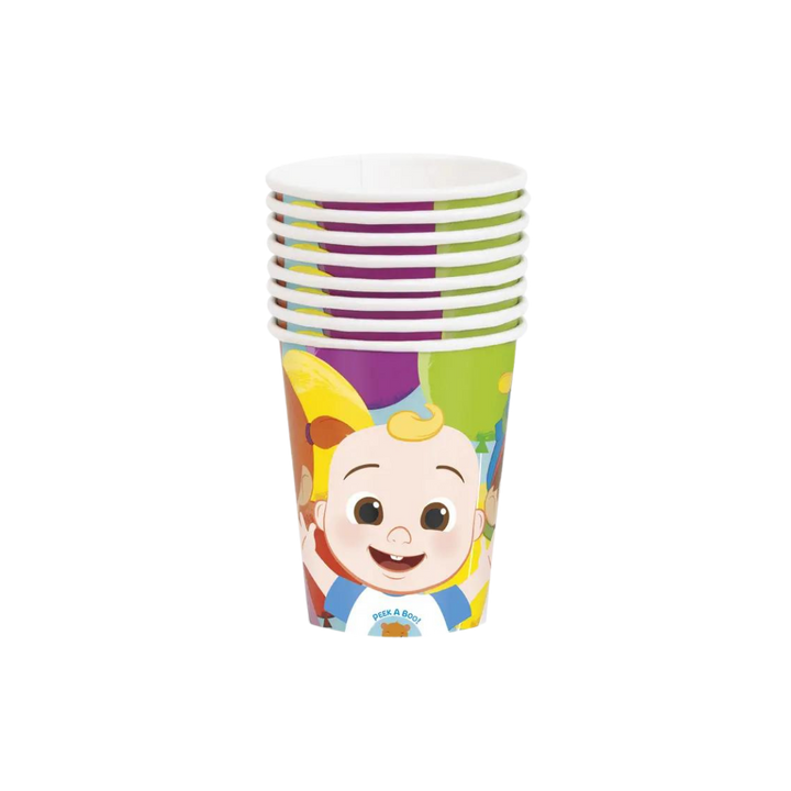 Green and Purple Cocomelon Cups