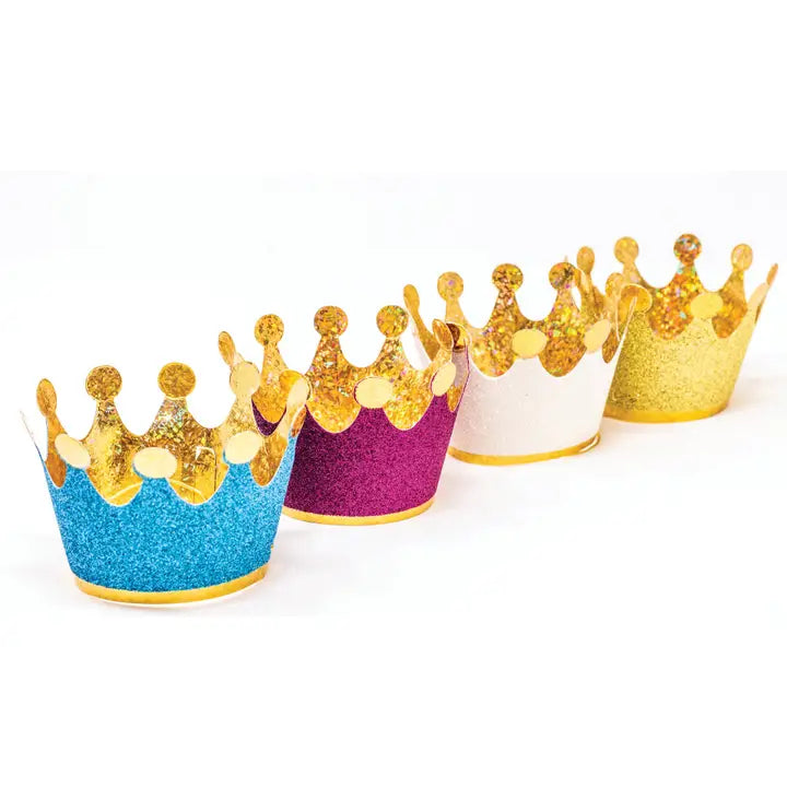 Colorful Mini Crowns - (8pk)