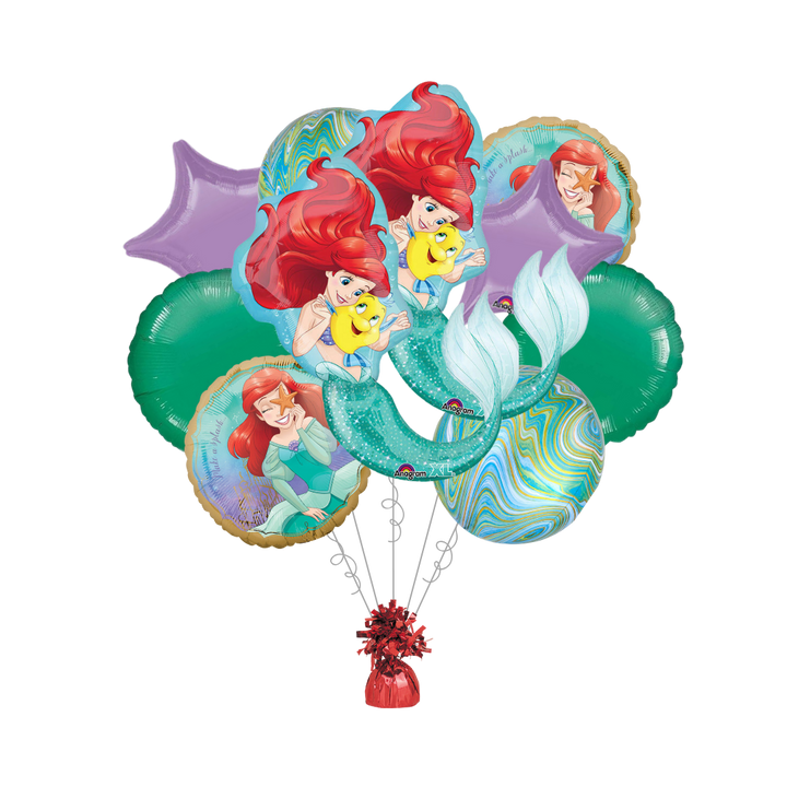 Little Mermaid Live Active Foil Balloon Bundle