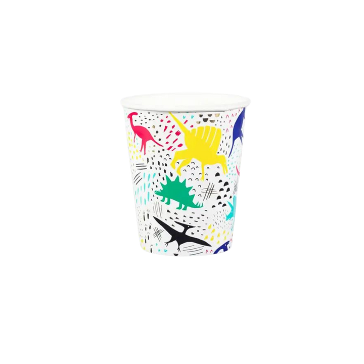 Colorful Dinosaur Party Cups