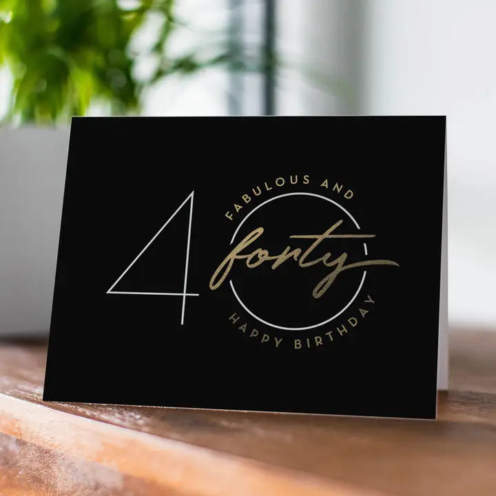 Fabulous Forty – Age Specific Birthday Cards