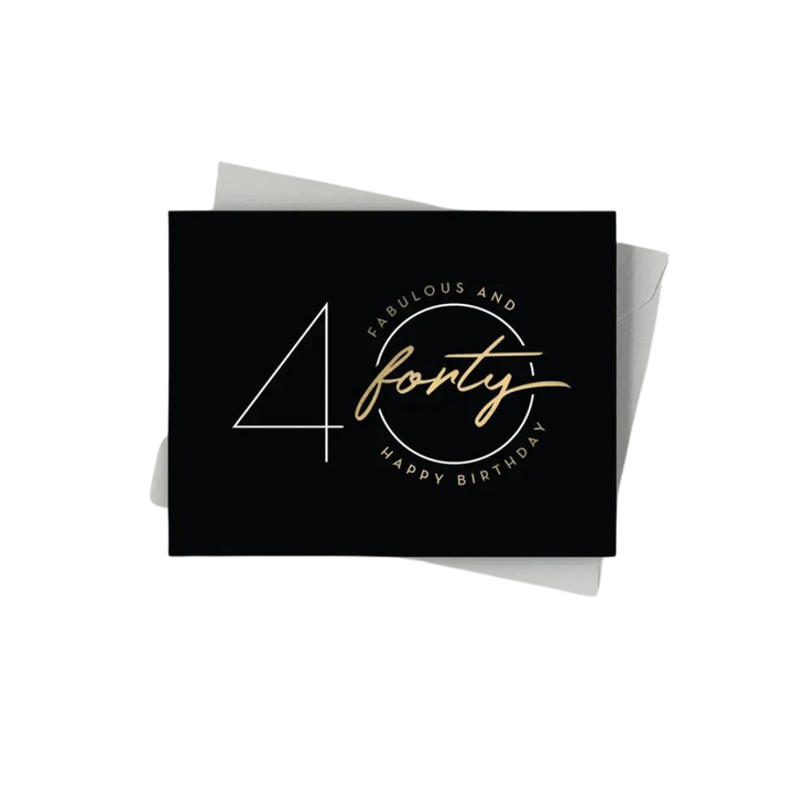 Fabulous Forty – Age Specific Birthday Cards