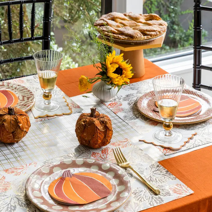 Falling Leaves Paper Placemats