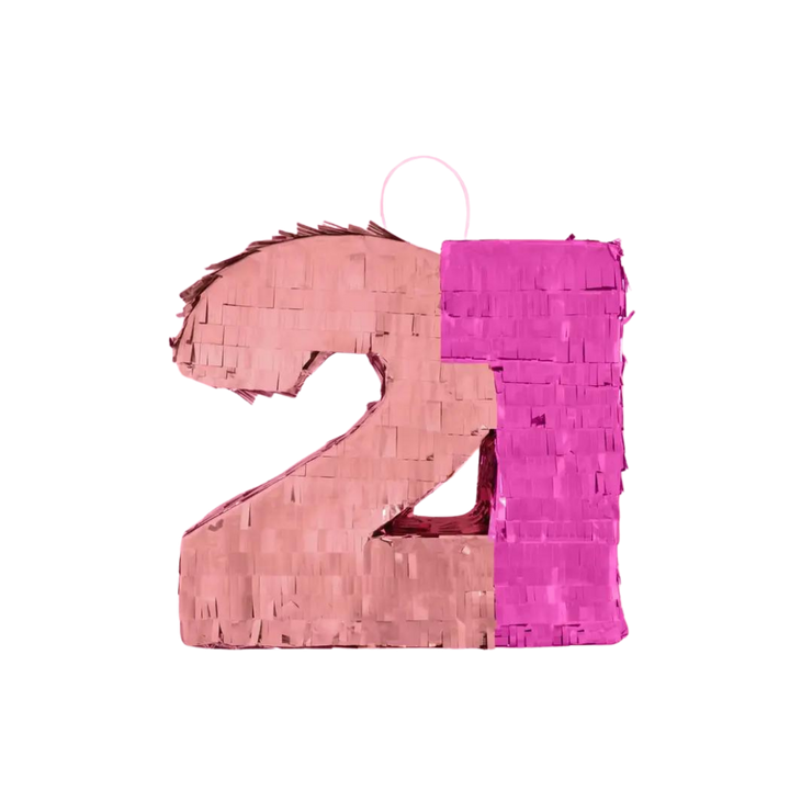 Finally 21 Piñata - Pink Foil Piñata