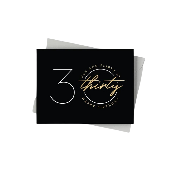 Flirty Thirty – Age Specific Birthday Greeting Cards