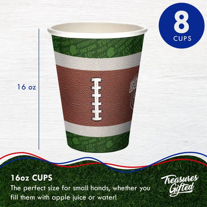 Football Cups - Football Birthday Party Supplies