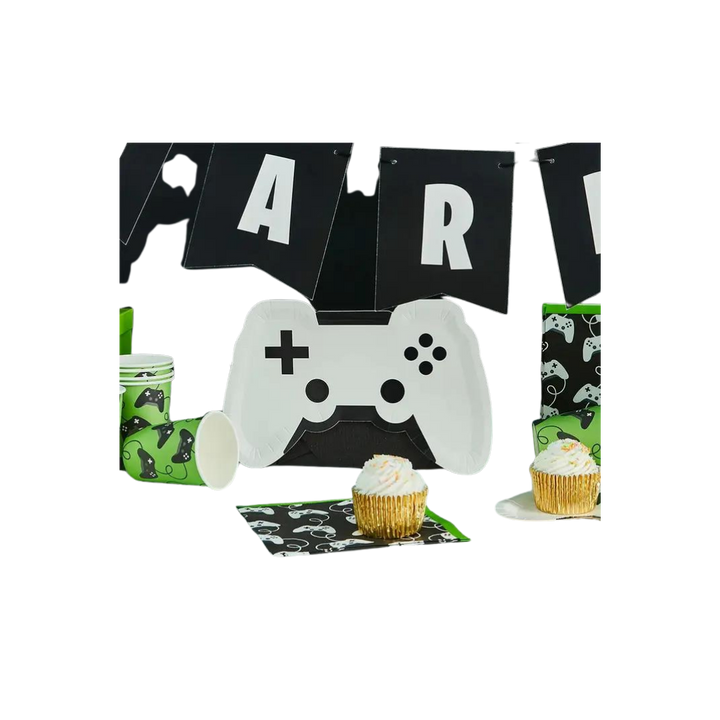 White Game Controller Small Appetizer Dessert Plates